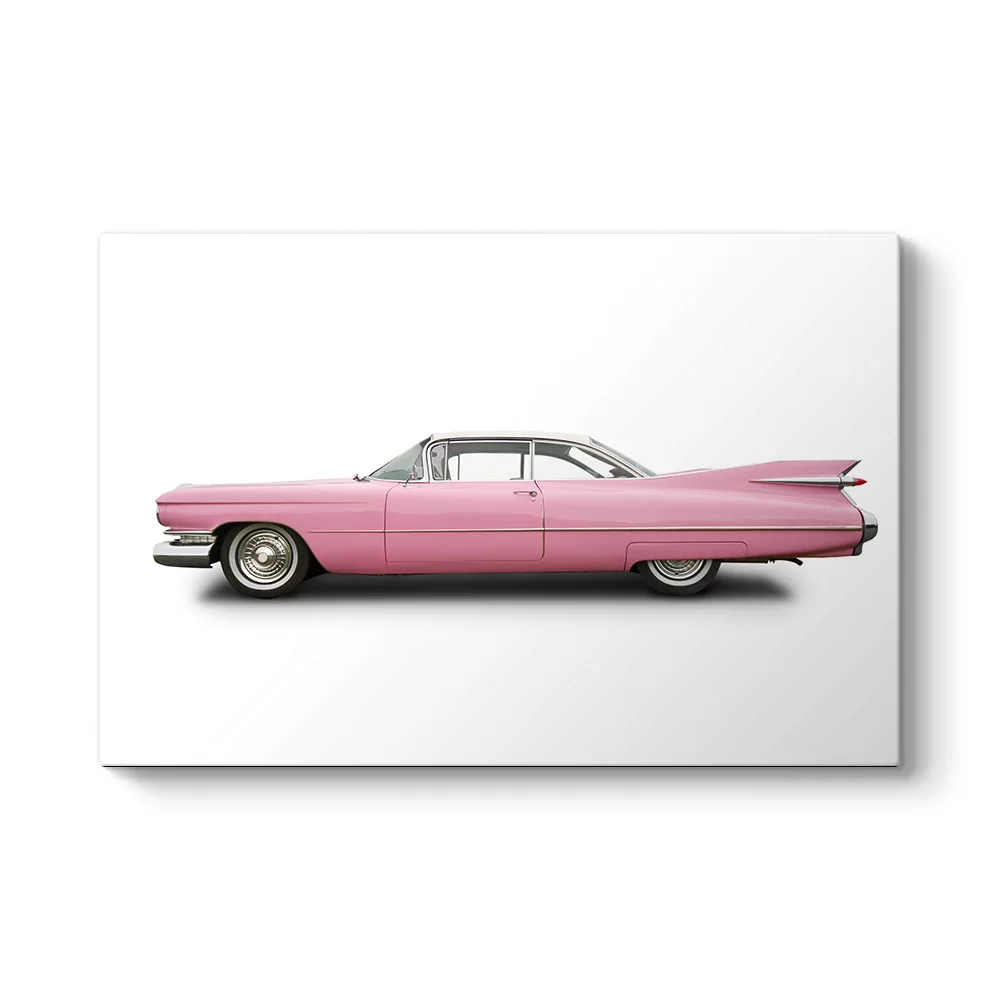 Pembe Cadillac Tablosu - Model 1
